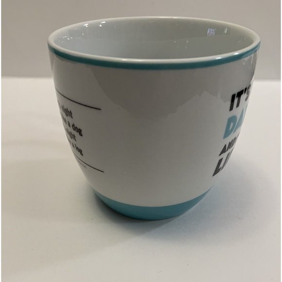 Beatles Song Bluw Coffee Cup Mug Hard Days Night I've Been Working Like a Dog - Picture 4 of 8